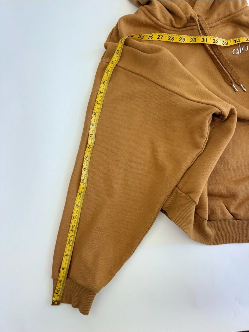 ALO Yoga Unisex Accolade Hoodie In Toffee sz M